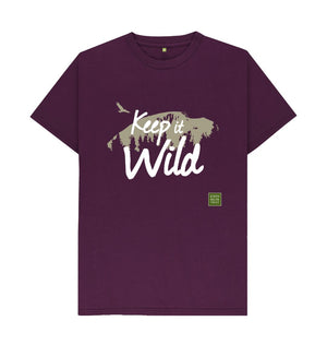 Purple Ben Nevis T-shirt - Keep it Wild Men's